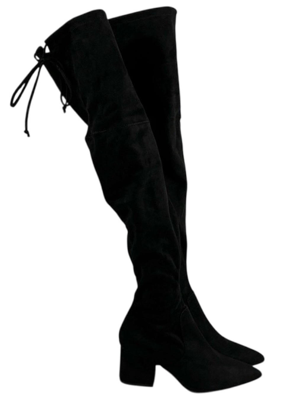 Elegant Black Over-the-Knee Boots Size 5